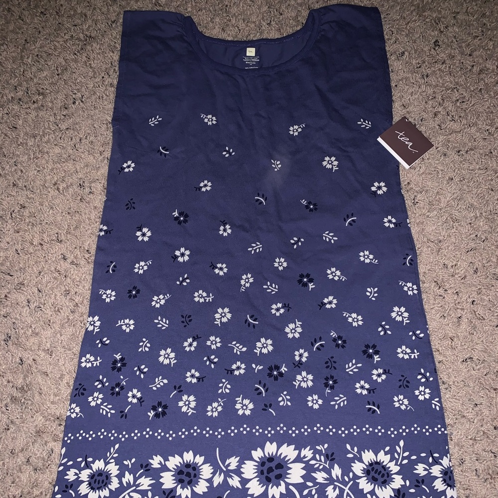 Girls Tea Collection Size 10 SS Dress NWT